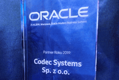 Cogit Partnerem Roku 2019 firmy Oracle